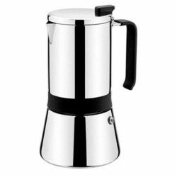 Cafetière Italienne Monix M770010 Acier inoxydable 10 Tasses Gris 500 ml 900 g