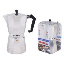 Cafetera Italiana Quttin Acero Inoxidable Aluminio