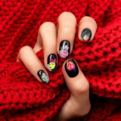 Nail art stickers Mad Beauty Disney Villains