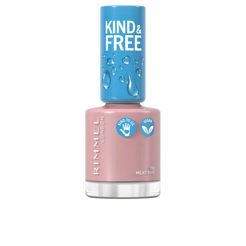 Pintaúñas Rimmel London Kind & Free 154-milky bare (8 ml)