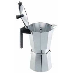 Italian Coffee Pot Valira VITRO 12T Silver Aluminium 12 Cups