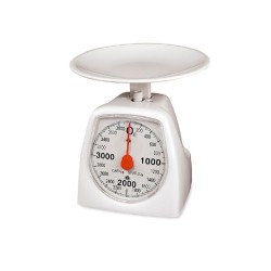 retro kitchen scales EDM 07621 White 4 Kg