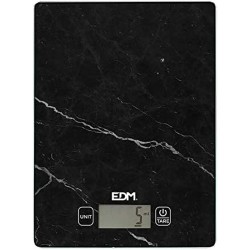 Báscula de Cocina EDM 07528 Negro 5 kg