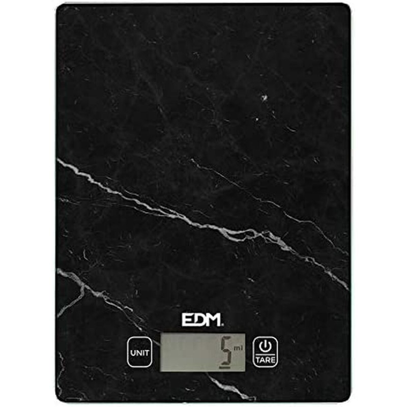 kitchen scale EDM 07528 Black 5 kg