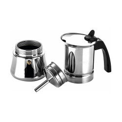 Italian Coffee Pot Fagor Etnica Stainless steel 18/10 6 Cups