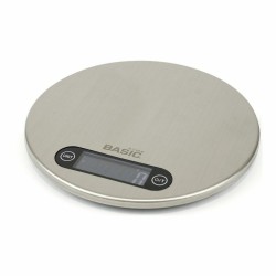 Digital Kitchen Scale Basic Home Silver 20 x 2,1 cm (6 Units)