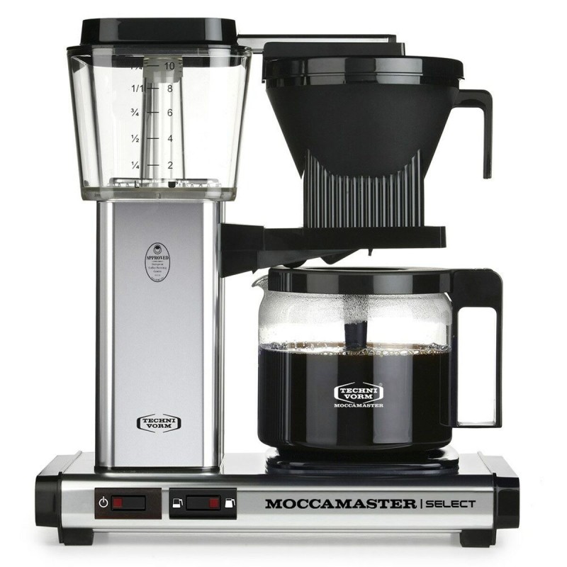 Cafetera Eléctrica Moccamaster KBG 1520 W Negro Plateado 1,25 L