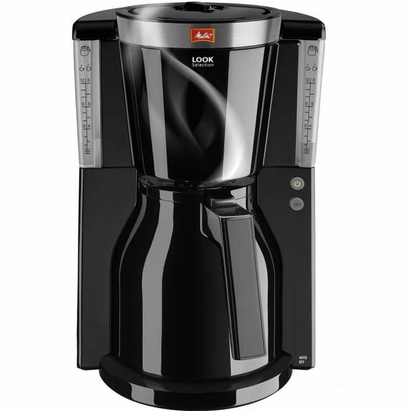 Drip Coffee Machine Melitta LOOK IV THERM SELECTION 1011-12 Black Steel 1000 W 1,2 L