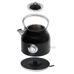 Kettle Adler AD 1346b Black Silver Stainless steel 1850-2200 W 1,7 L