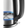 Kettle Amica KD 2050G Black Transparent Glass Plastic 2200 W 1,7 L