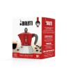 Italian Coffee Pot Bialetti Moka Induction Black Red Aluminium 150 ml (1 Unit)