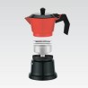 Italian Coffee Pot Feel Maestro MR-1657-9 Black Red Aluminium 450 ml 9 Cups