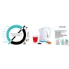 Kettle Dcook Gallery White Plastic 2200 W 1,7 L (8 Units)