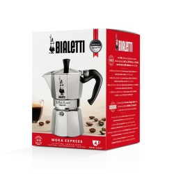 Italian Coffee Pot Bialetti 990001164 Aluminium 4 Cups 0,23 l