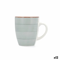 Tasse Quid Vita Morning Petit-déjeuner Céramique Bleu 350 ml (12 Unités)