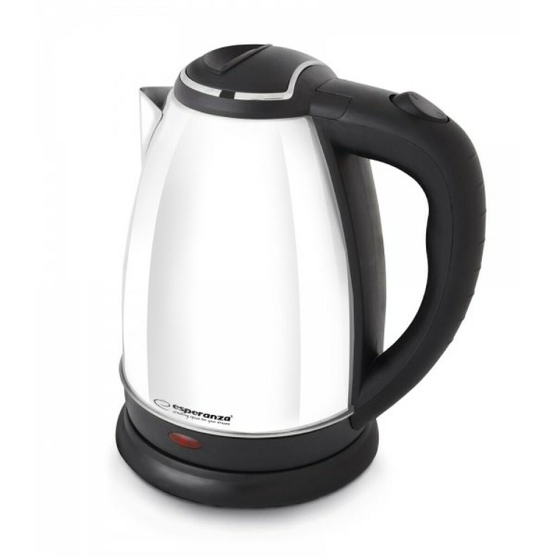 Kettle Esperanza EKK113W White Black Stainless steel Plastic 1800 W 1,8 L