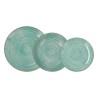 Dinnerware Set Quid Montreal Ceramic Turquoise Stoneware 18 Pieces