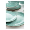 Dinnerware Set Quid Montreal Ceramic Turquoise Stoneware 18 Pieces