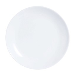 Set de Platos Luminarc Diwali 6 pcs Blanco Vidrio 19 cm