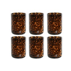 Set de Vasos Home ESPRIT Cristal Vintage 320 ml (6 Unidades)