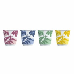 Piece Coffee Cup Set Bialetti Primavera Assorted colours Porcelain 90 ml 4 Pieces