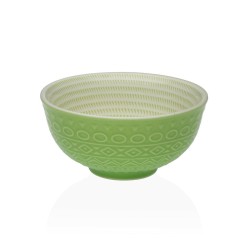 Bol pour Apéritifs Versa Vert Céramique Porcelaine 12,3 x 5,8 x 12,3 cm