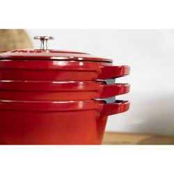 Baking tray Zwilling La Cocotte Red Cast Iron Ø 24 cm (3 Units)