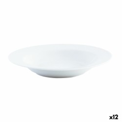 Assiette creuse Quid Basic Blanc Céramique Ø 21,5 cm (12 Unités)