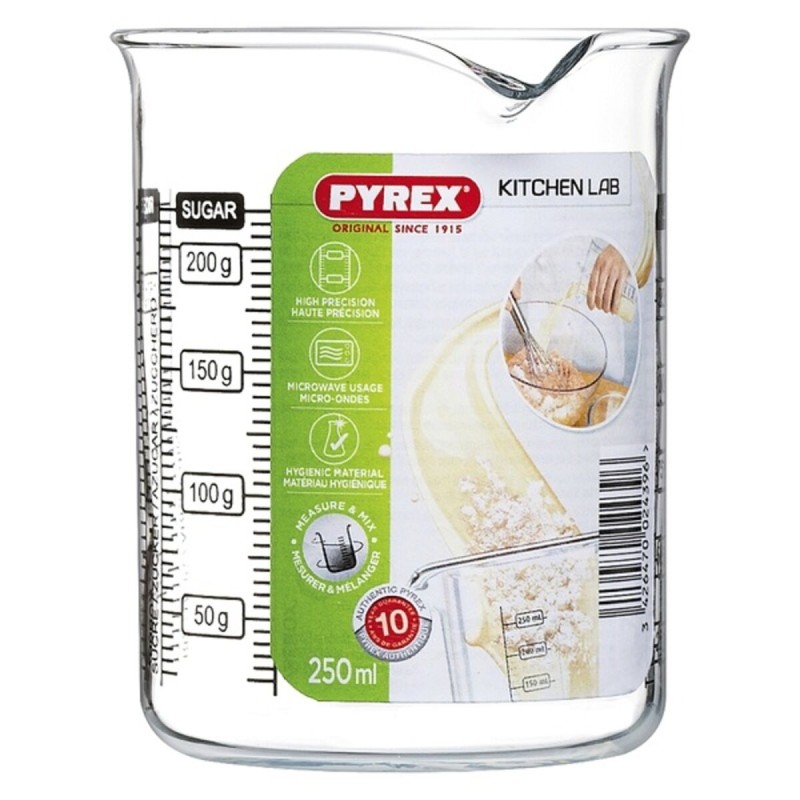 Vaso medidor Pyrex Kitchen Lab Vidrio