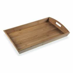 Tray Versa Wood Bamboo 32 x 6,5 x 50 cm Black