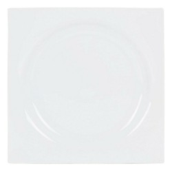 Assiette plate Zen Porcelaine Blanc (27 x 27 x 3 cm)