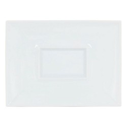 Flat plate Gourmet Porcelain White (29,5 x 22 x 3 cm)