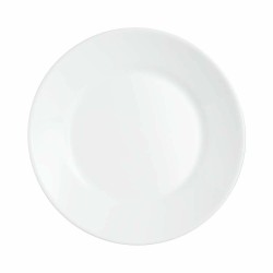 Set de Platos Arcoroc Restaurant Blanco Vidrio (Ø 23,5 cm) (6 uds)