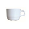 Set of Mugs Arcoroc Restaurant White Glass 190 ml Infusion 12 Units