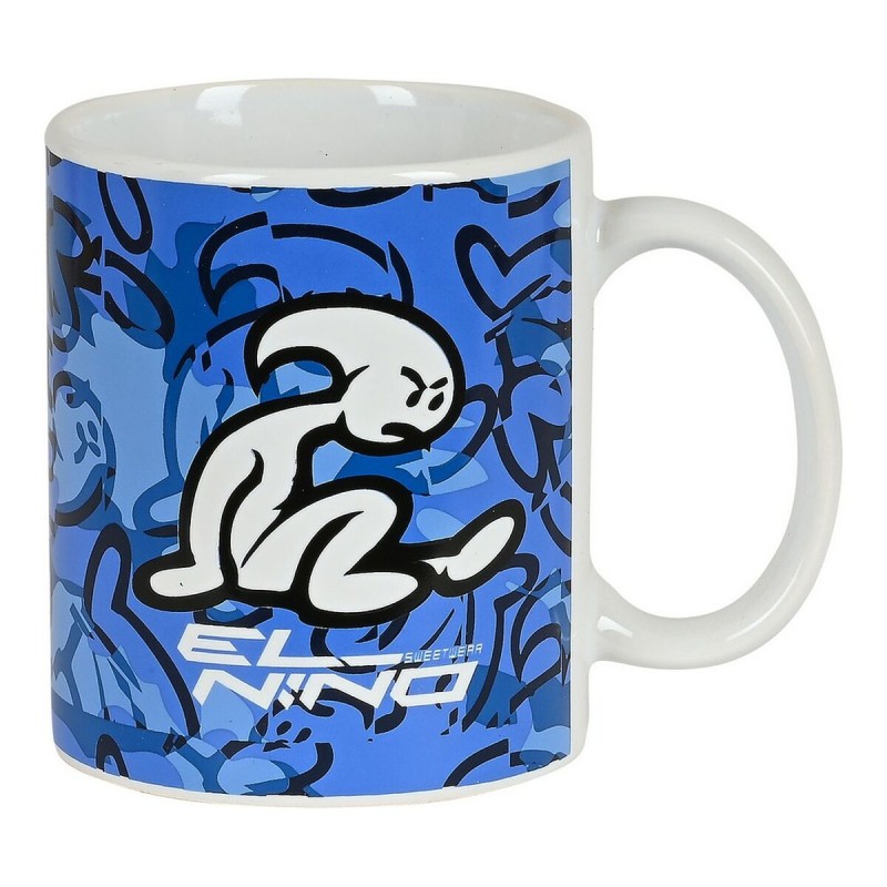 Mug El Niño Blue bay Ceramic Blue (350 ml)