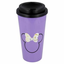 Verre avec Couvercle Minnie Mouse 01049 (520 ml)