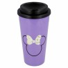 Glass with Lid Minnie Mouse 01049 (520 ml)