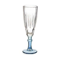 Copa de champán Exotic Cristal Azul 170 ml