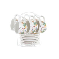 Taza DKD Home Decor Multicolor Dolomita 180 ml