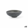 Bowl Quid Lonja Grey Plastic (12 Units) (Pack 12x)