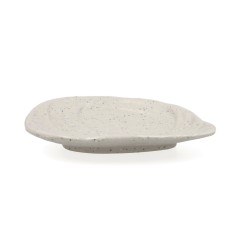 Plato Llano Bidasoa Ikonic Gris Plástico Melamina 16 x 12,7 x 2,3 cm (12 Unidades) (Pack 12x)