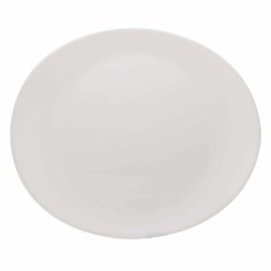 Plato Llano Arcoroc Restaurant 30 x 26 cm Blanco Vidrio (6 Unidades)