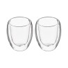 Piece Coffee Cup Set Secret de Gourmet Crystal Transparent (7 cl)