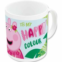 Taza Mug Peppa Pig Having fun Cerámica Rosa claro (350 ml)