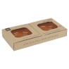 Appetizer Set Excellent Houseware Terracotta Baked clay 450 ml Ø 15,5 x 3,8 cm Saucepan (2 Units)