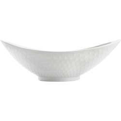 Fuente de Cocina Quid Gastro Blanco Cerámica 28,2 x 15,5 x 9 cm (4 Unidades) (Pack 4x)