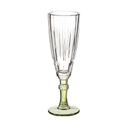 Copa de champán Exotic Cristal Verde 6 Unidades (170 ml)