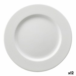 Plato de Postre Ariane Orba Cerámica Blanco Ø 21 cm (12 Unidades)