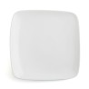 Flat plate Ariane Vital Squared Ceramic White (27 x 21 cm) (12 Units)