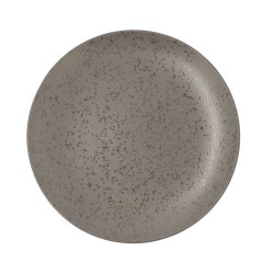 Plato Llano Ariane Oxide Cerámica Gris (Ø 31 cm) (6 Unidades)